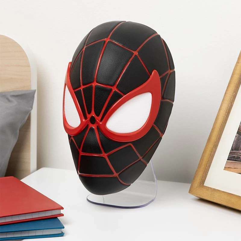 Galda lampa Paladone Mask Light PP14323SPMVN Spiderman Miles Morales – tēla formas naktslampa