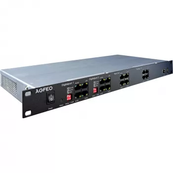 IP sakaru serveris AGFEO ES 628 IT melns