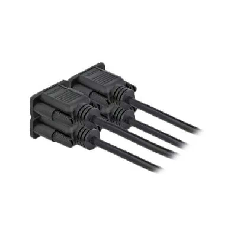 Seriālais kabelis DeLOCK 86604 melns 10 m RS-232 Sub-D9