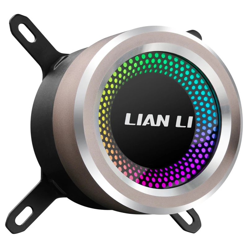 Lian Li Galahad AIO procesora universālais šķidruma dzesētājs 12 cm melns
