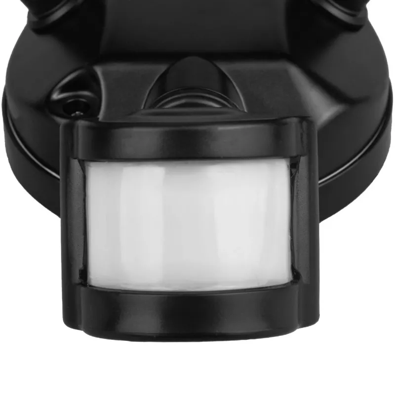 LED sienas lampa MACLEAN MCE524 ar PIR kustības sensoru, modelis MCE524 B