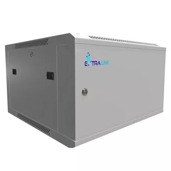 Wall mounted rack Extralink 6U 600x600 ASP Gray