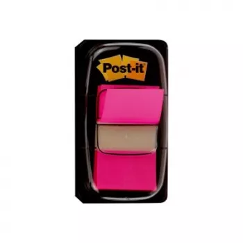 3M Post-it Index Rozā, šaurs, 50 līmlapiņas, izmēri 25,4 x 43,2 mm, vienreizējā dozatorā (I680-21)