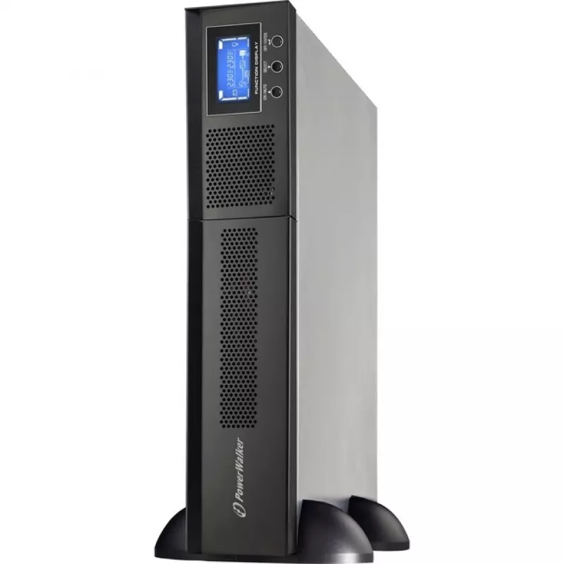 Bluewalker PowerWalker VFI 1000RM LCD - UPS - 800 Watt - 1000 VA 7 Ah - RS-232, USB - 8 Output Plugs - 2U - 48,3 cm (19) (10120144)