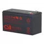 Hermētiska svina-skābes baterija csb battery HRL1234W 12V 9Ah VRLA UPS, signalizācijas un avārijas apgaismojuma sistēmām