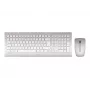 CHERRY DW 8000 tastatūra Pele iekļauta Birojam RF Bezvadu QWERTZ Vācu Sudraba, Balta