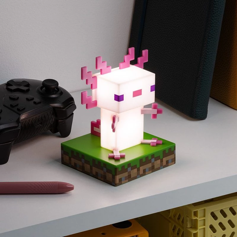 Paladone Minecraft Axolotl ikonu lampa