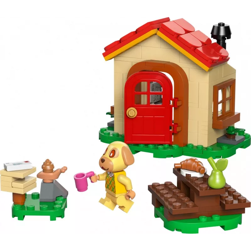 Konstrukciju rotaļlieta LEGO Animal Crossing Mājīgā māja 77058, 149 gabali, 1 minifigūra, izmērs 120×90×70 mm