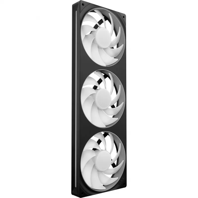 NZXT F360 RGB Core 360mm ARGB 3-Pack Melns