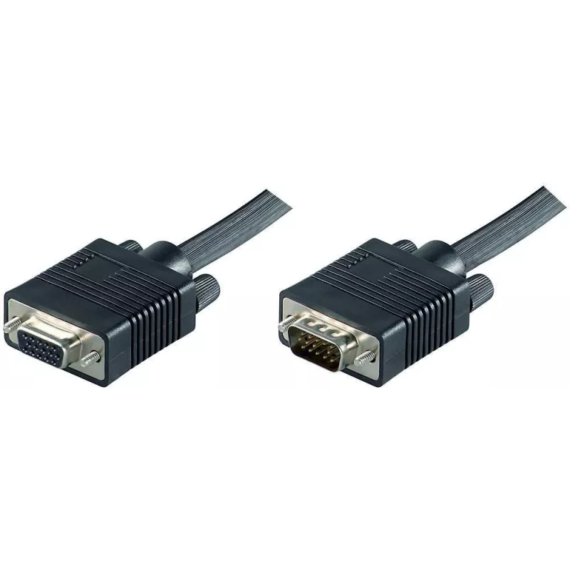 Microconnect MONGH3B VGA kabelis 3 m VGA (D-Sub) melns