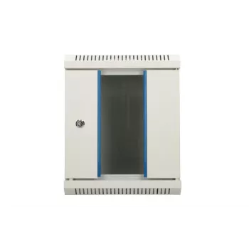 Pie sienas stiprināms statīvs Extralink Rackmount skapis 6U 10 collu Pelēks Atslēgas slēdzene Kabeļu pārvaldība