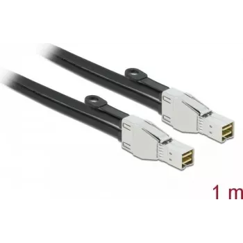PCI Express kabelis DeLOCK Mini SAS HD SFF-8674 uz SFF-8674 1 m