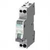 Siemens RCBO, 10A nominālā strāva, 1P+N polu, 30mA noplūdes strāva, A tips, SENTRON sērija