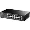 Tīkla slēdzis Cudy GS1016 — 16 portu Gigabit Ethernet (10/100/1000), 32 Gbit/s pārslēgšana, montējams statīvā, barošana no maiņstrāvas
