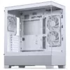 PHANTEKS XT View Matrix PC-Enclosure, Midi-Tower, E-ATX, Tempered Glass, Matrix LED - Balts (PH-XT523VM1_DWT01)