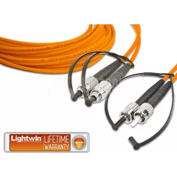 Lightwin augstas kvalitātes duplekss LWL savienojuma kabelis, MM OM2, FC - ST LWL savienojuma kabelis (LDP-50 FC-ST 5.0)