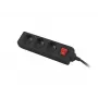 Lanberg PS1-03E-0150-BK pagarinātājs (1,5 m, melns) (PS1-03E-0150-BK)