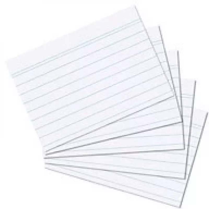 Index Card Herlitz 1150507 baltas 100 gab.