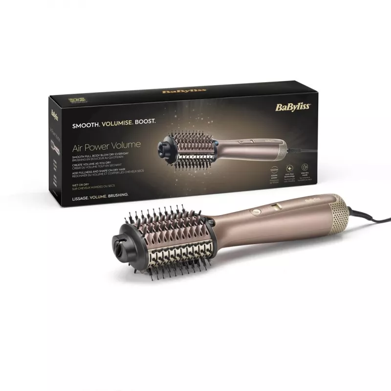 BaByliss AS95E Air Jauda Volume Hot air brush Champagne 1000 W