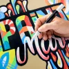 Marķieru komplekts Staedtler Lumocolor 6 pasteļkrāsās — akrila tinte, 6 pasteļtoņu sortiments