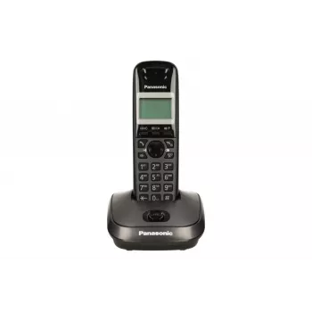 Panasonic KX-TG2511 DECT telefons melns ar zvanītāja ID
