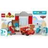 Konstruktors LEGO DUPLO 10456 Disney Zibens Makvīna vizīte pie Doka darbnīcā — 35 detaļas, piemērots bērniem no 2 gadu vecuma, lielie klucīši