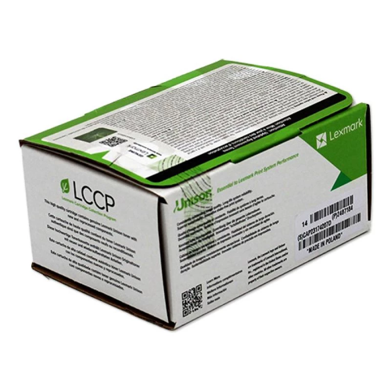 Lexmark 24B7184 tonera kasete 1 gab. Oriģināls dzeltena