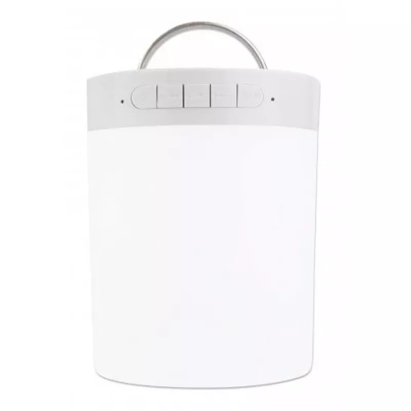 Manhattan Sound Science Bluetooth skaļrunis, atskaņošanas laiks 5 stundas, diapazons 10 m, microSD karšu lasītājs (32 GB), Aux 3,5 mm savienotājs, izejas jauda 3 W, USB-A uzlādes kabelis iekļauts, 1200 mAh baterija, Bluetooth v5, iebūvēts pakaramais, balts, 3 gadu garantija
