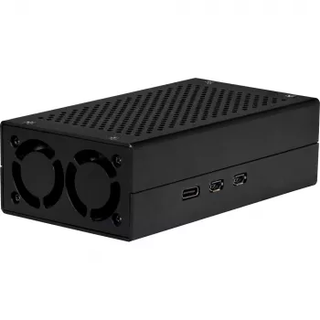 Raspberry Pi RB-ALUCASEP5-M2 Melns