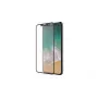 Rūdīta stikla ekrāna aizsargs Devia Van Entire View iPhone XR 6.1 collām — melns