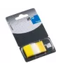 Papīra indeksa lapiņas Global Notes, 25x43mm, dzeltenas, plastmasa (1x50) 0718-203