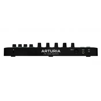 MIDI kontrolieris ARTURIA MiniLab 3 — 25 taustiņu kompakta USB MIDI tastatūra ar MIDI izeju, daudzkrāsu fona apgaismojuma paliktņiem