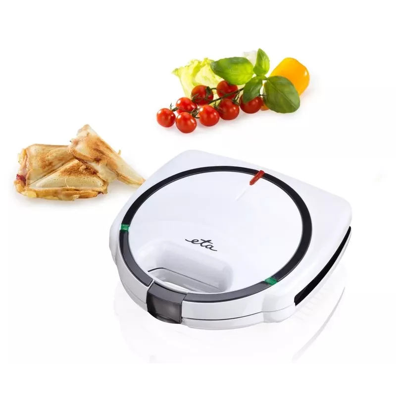 ETA | Sviestmaižu gatavotājs | Pievo ETA015190000 | 750 W | Plākšņu skaits 1 | Sviestmaižu skaits 2 | Balts