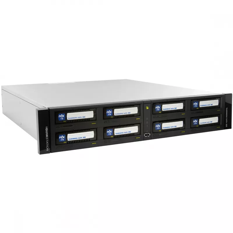 Tandberg RDX QuikStation 8 RM 8-bay 2x 10Gb Ethernet 2U jauna