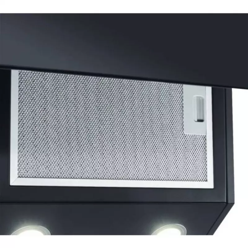 Wall-mounted hood Bomann DU 7606.1 G — Melns, A++ energy, 150 mm exhaust, 61 dB, 12 kg