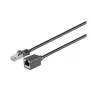 Microconnect STP601SEXT tīkla kabelis melns 1 m Cat6 F/UTP (FTP)