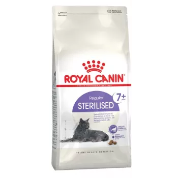 Sausā kaķu barība Royal Canin Sterilised 7+ Adult Poultry 1.5 kg — sausā diēta sterilizētiem vecāka gadagājuma kaķiem