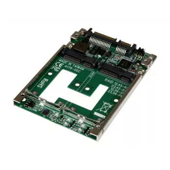StarTech.com Dual mSATA SSD uz 2.5” SATA RAID adaptera pārveidotājs