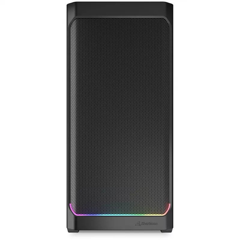 PC korpuss Sharkoon AK4W RGB Strip Midi Tower melns