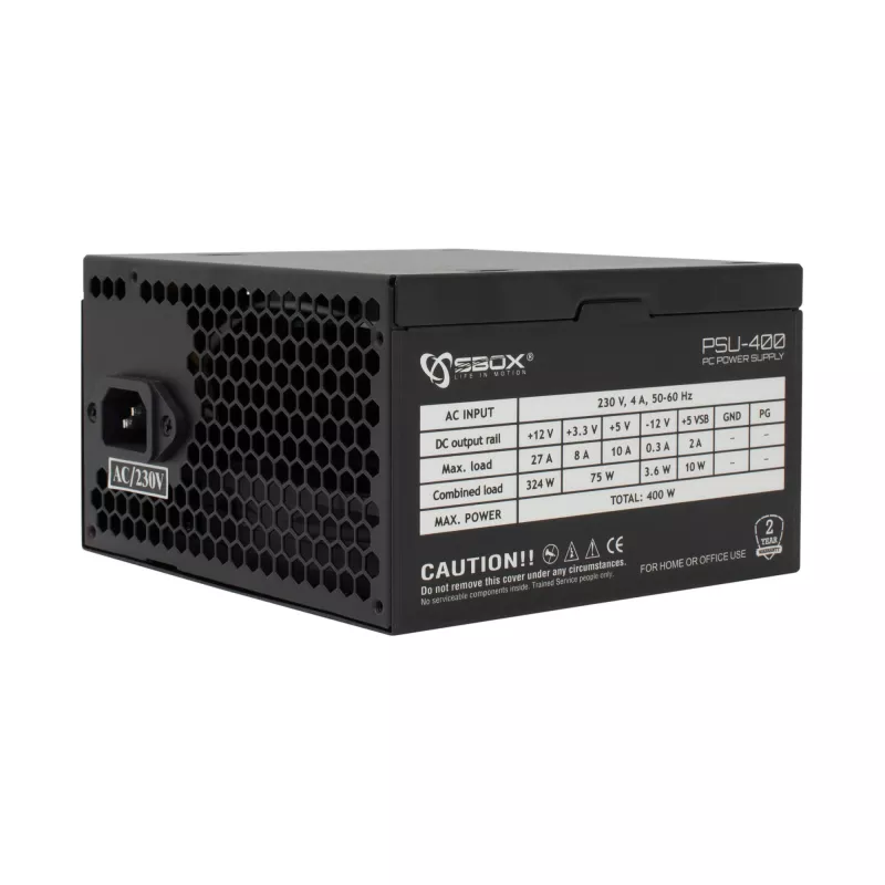 Datora korpuss Sbox PCC-12 MicroATX melns