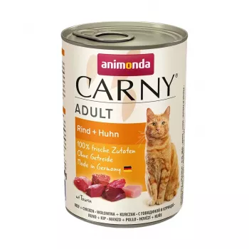 ANIMONDA Carny Adult liellopu un vistas gaļas - mitrā kaķu barība - 400g