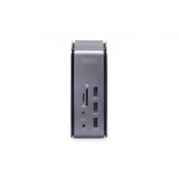 USB4 dokstacija Digitus DA-70897 8K USB Type-C 100 W jaudas piegāde