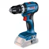 Bezvada urbis-skūvrēnis Bosch GSB 18 V — 18 V, 4 Ah Li-Ion, 45 N·m, 500/1900 RPM, 35 mm kokā, 10 mm tēraudā, 2 baterijas, lādētājs, kaste