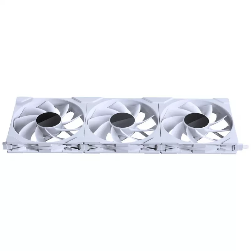 PHANTEKS NV Series NV7 E-ATX korpuss, rūdīts stikls, ARGB - balts & M25 Gen2 PWM D-RGB ventilatoru 3 vienību komplekts - Reverse Blade, 140mm + DRGB komplekts