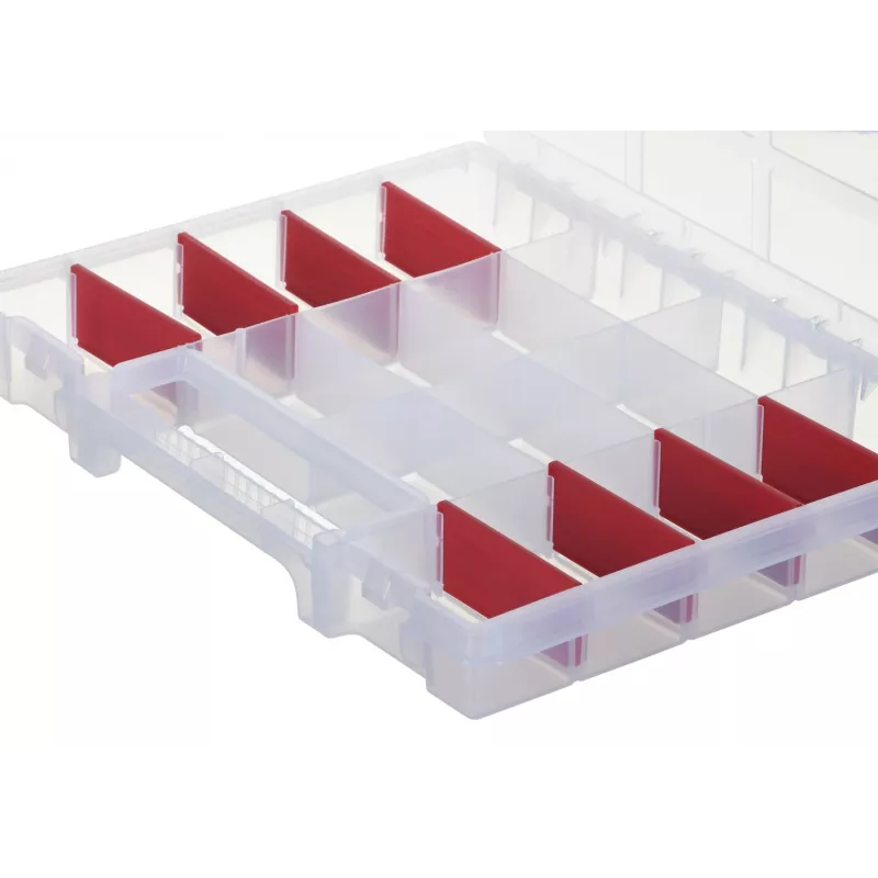 KETER Stack'N'Roll instrumentu kaste (17210831/253380) ar 3 organizatoriem, melna