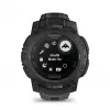 Smartwatch GARMIN Instinct 3 45mm Solar Tactical Edition Melns — 45mm, saules uzlāde, GPS, sirdsdarbības monitors