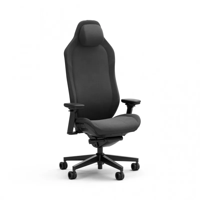 Fractal Design FD-CH-RE1F-01 videospēļu krēsls, PC spēļu krēsls, polsterēts sēdeklis, melns