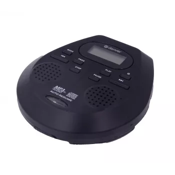 Portable CD player Denver DMP-395B Melns MP3 playback LCD display