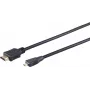 HDMI kabelis S/CONN Micro-HDMI 1m