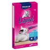 Kaķu našķis Vitakraft Liquid Snack Junior ar vistu, zivīm, cūkgaļu pastas formā 6×15 g, mitrums 88,5%